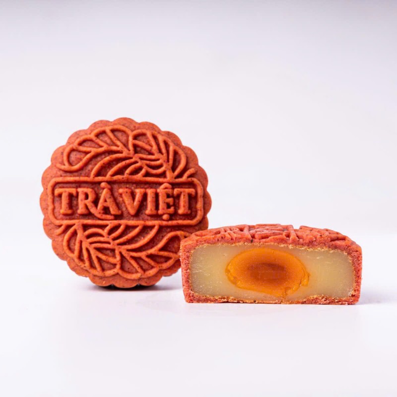 Set quà Trung thu Cá chép chơi trăng -  04 Bánh trung thu và 01 hộp Trà Việt